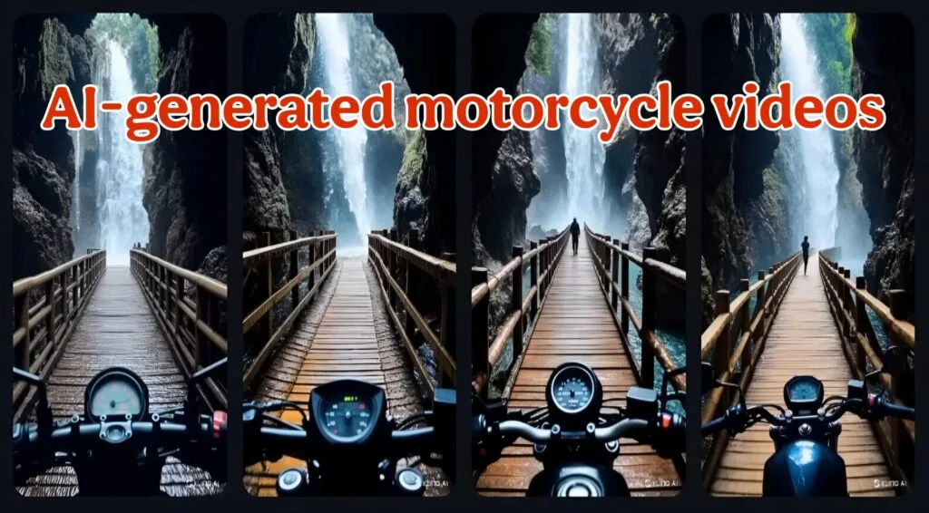 AI-generated motorcycle videos
